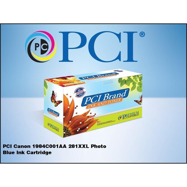Pci Compatible Canon 281XXL 1984C001 Photo Blue for PIXMA TS6220, TS702, TS8120, TS8220, TS9120, TS9520 1984C001AA-PCI - main